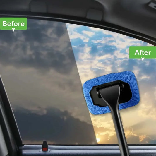 Car Front Windshield Cleaning detailing brush Car Dust Remover To Remove Fog Window Scraping car cleaning tools