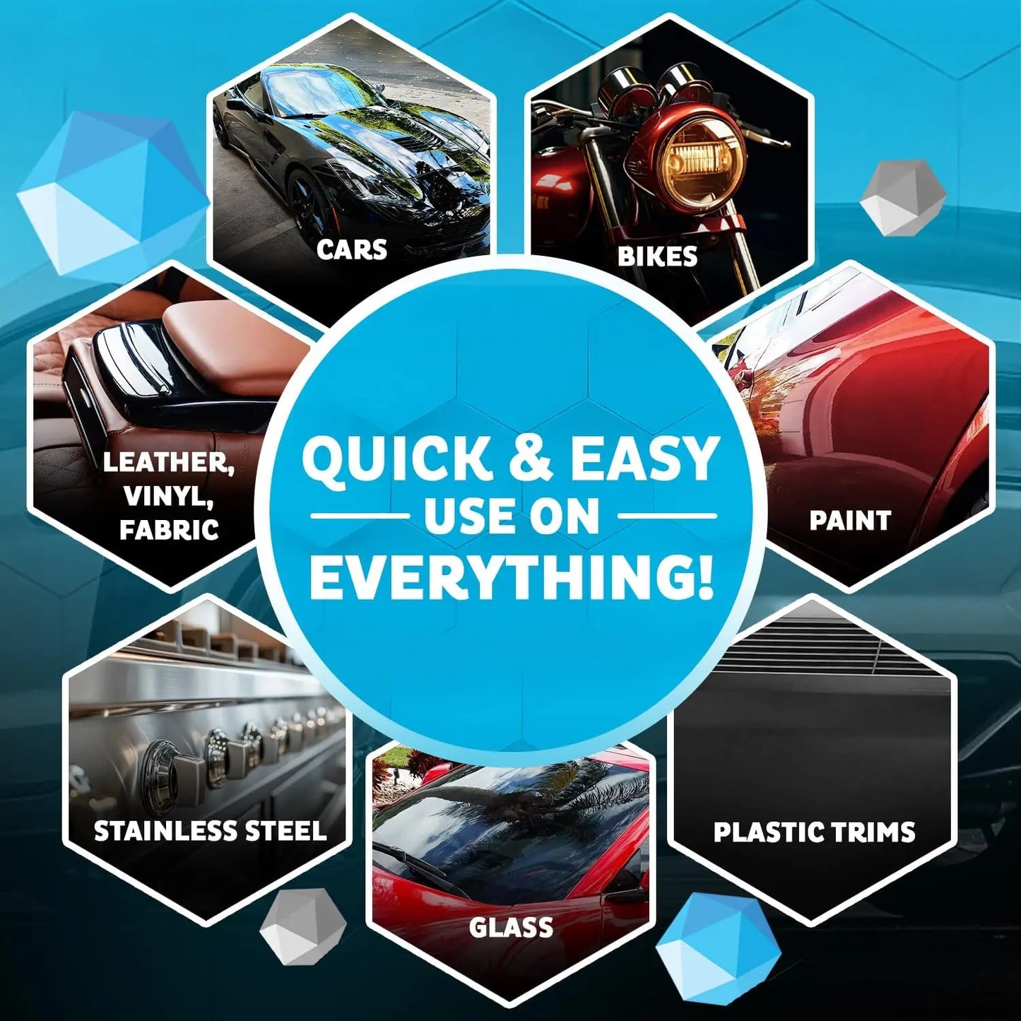 Car Spray Quick Spray Wipe Purpose Waterless Detailer Better Than Any Car Detailing Clean Shine Protect Paint Glass Wheels Trim