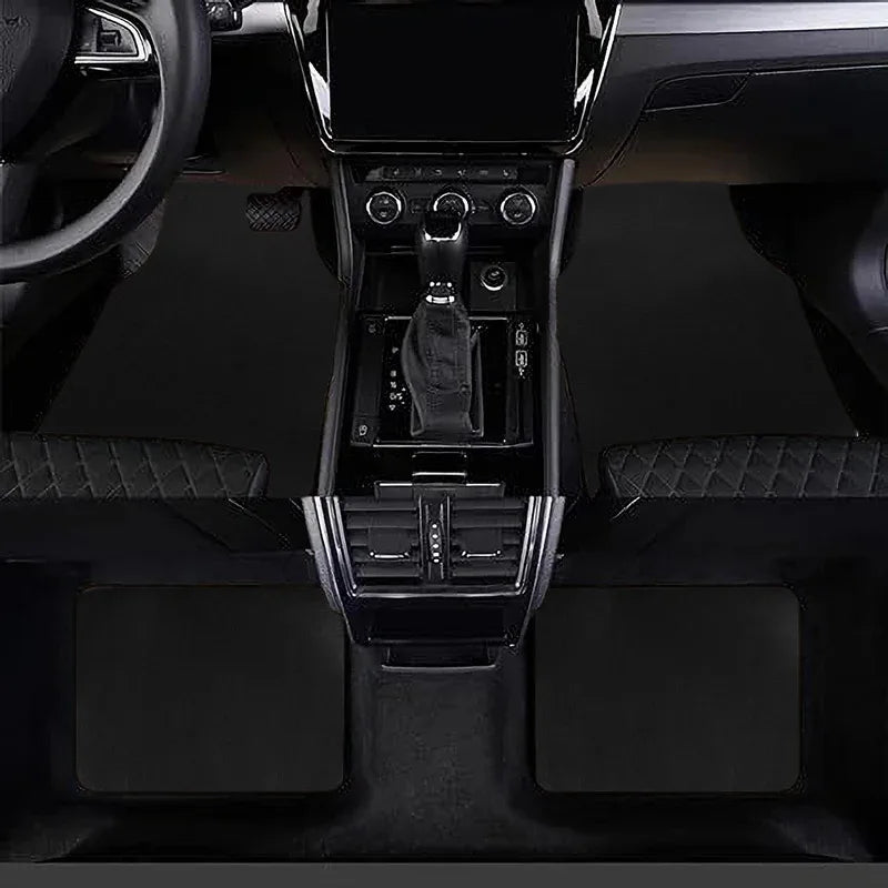 Non-Slip Carpet Car Floor Mat Front & Rear Automotive Carpet Floor Mats Dirt and wear-resistant Absorb Water Foot Pads Universal