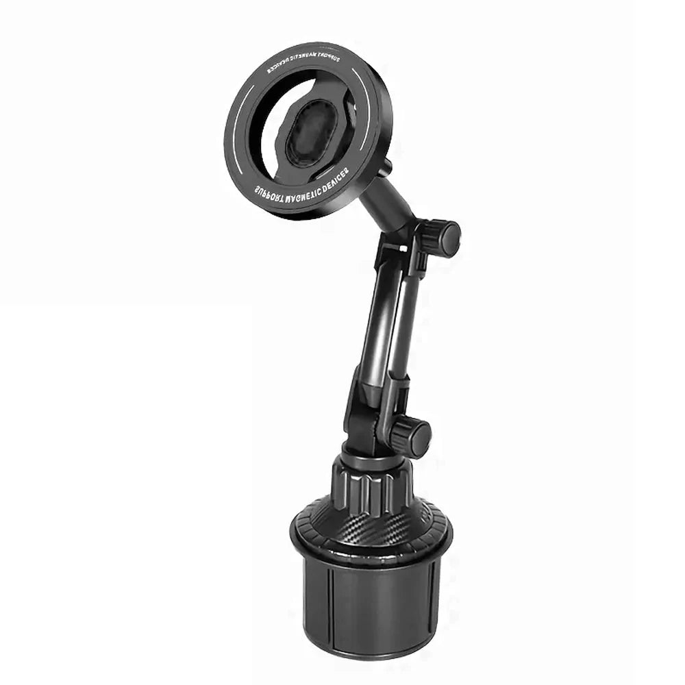 Magnetic Phone Holder Installation of Water Cup in Car for Magsafe IPhone 16 15 14 13 12 Samusng Xiaomi 360° Rotation Cell Mount