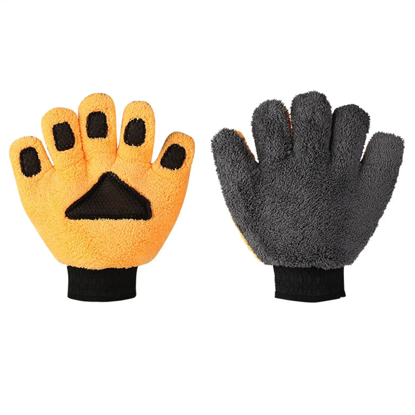 Car Washing Gloves Microfiber Car Cleaning Brush Double-Faced Coral Fleece Cleaning Brush Gloves Car Detailing Cleaner Care Tool
