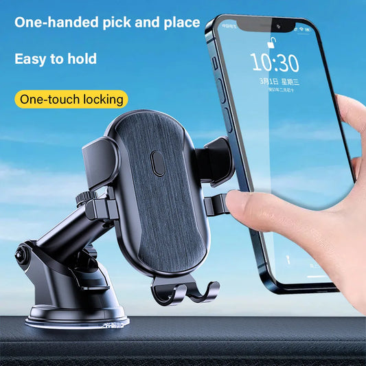 Car Phone Holder Cell Phone Mount for Car Dashboard Windshield Automobile Cradles Dash Stand Bracket for iPhone 14 13 12 Android
