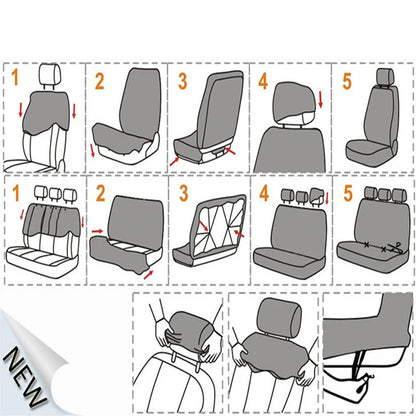 Car Seat Covers Full Set Automobile  Protection Cover Vehicle   Universal  Accessories -St For Renault Logan