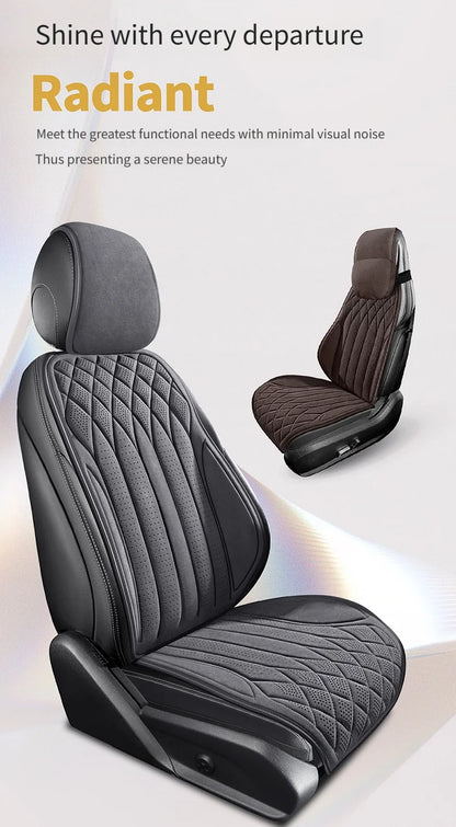 Universal  Anti-Slip Car Seat Cover Four Season Auto Suede Breathable Covers for Car Seats Cover Protection Cars Seats Covers