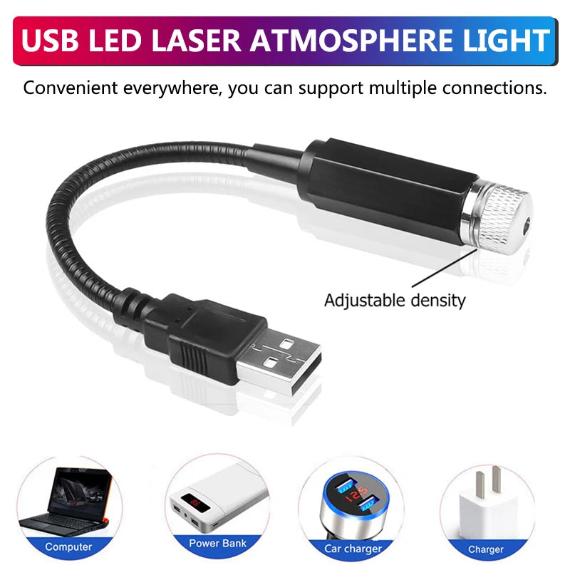 Car LED Atmosphere Light Interior Decorative Light For Volkswagen VW Golf 4 5 6 7 Polo Passat Tiguan Jetta Beetle B5 B6 B7 T4 T5