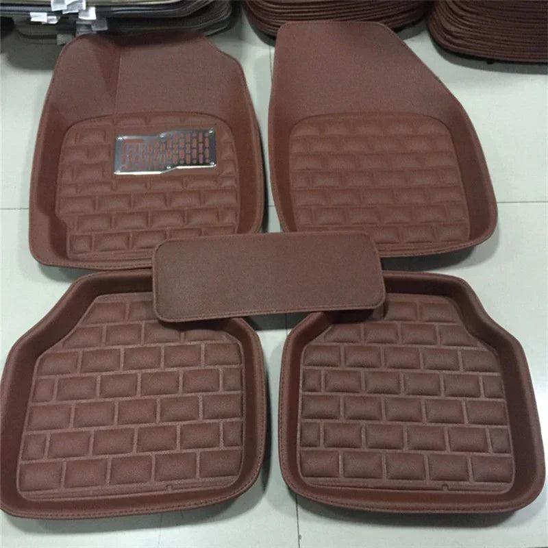 5pcs Car Floor Mats Foot Pad Anti-Slip Car Carpet Mats for The Car Mats Auto Universal Zwarte Auto Styling Interieur