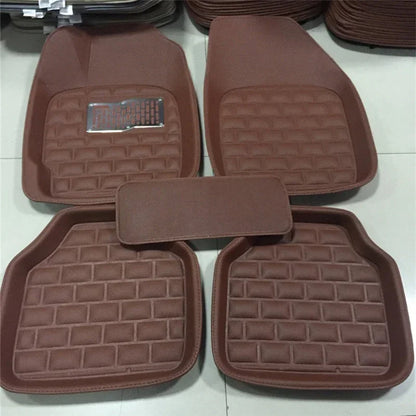 5pcs Car Floor Mats Foot Pad Anti-Slip Car Carpet Mats for The Car Mats Auto Universal Zwarte Auto Styling Interieur