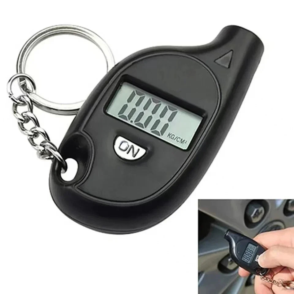 Tire Gauge Digital With LCD Safety Alarm Testing Tools Display Car Tire Air Pressure Tester Meter Auto Car Motorcycle Tire