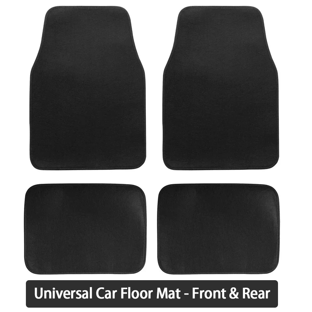 Non-Slip Carpet Car Floor Mat Front & Rear Automotive Carpet Floor Mats Dirt and wear-resistant Absorb Water Foot Pads Universal