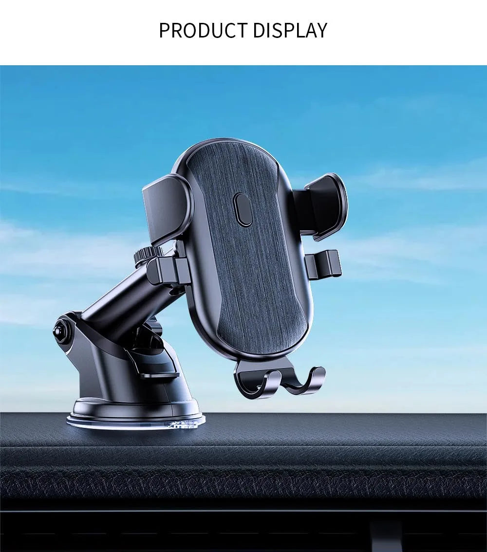 Car Phone Holder Cell Phone Mount for Car Dashboard Windshield Automobile Cradles Dash Stand Bracket for iPhone 14 13 12 Android