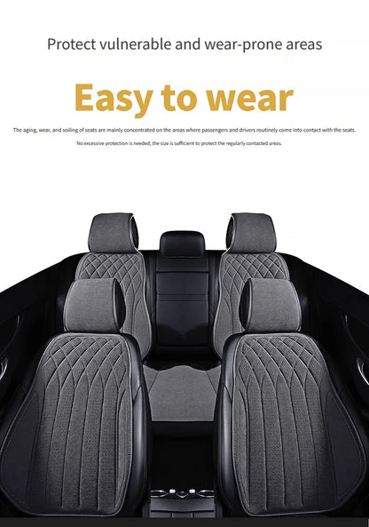 Universal  Anti-Slip Car Seat Cover Four Season Auto Suede Breathable Covers for Car Seats Cover Protection Cars Seats Covers