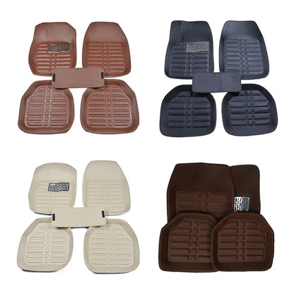 5pcs Car Floor Mats Foot Pad Anti-Slip Car Carpet Mats for The Car Mats Auto Universal Zwarte Auto Styling Interieur