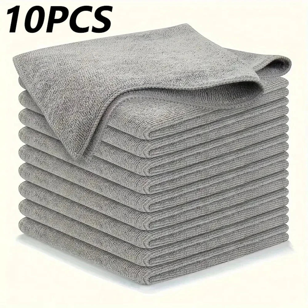 5/10 Pcs Microfiber Cleaning Towels Multifunctional Car Detailing Towel Super Absorbent Soft Stain-removing Clean Tools for Car