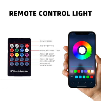 Star Light Car Floor Mats Interior Ambient Lighting LED Galaxy Light Up Car Mats Floor Carpet Starlights For Car