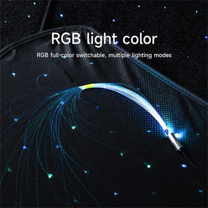 Star Light Car Floor Mats Interior Ambient Lighting LED Galaxy Light Up Car Mats Floor Carpet Starlights For Car