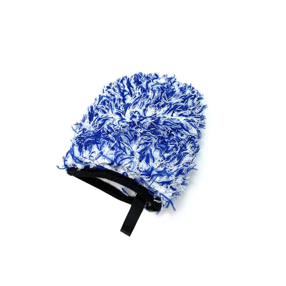 SEAMETAL Super Soft Car Microfiber Wheel Detailer Wash Glove Thickening Two-sided Car Detailing Pocket Mitt Car Wash Products