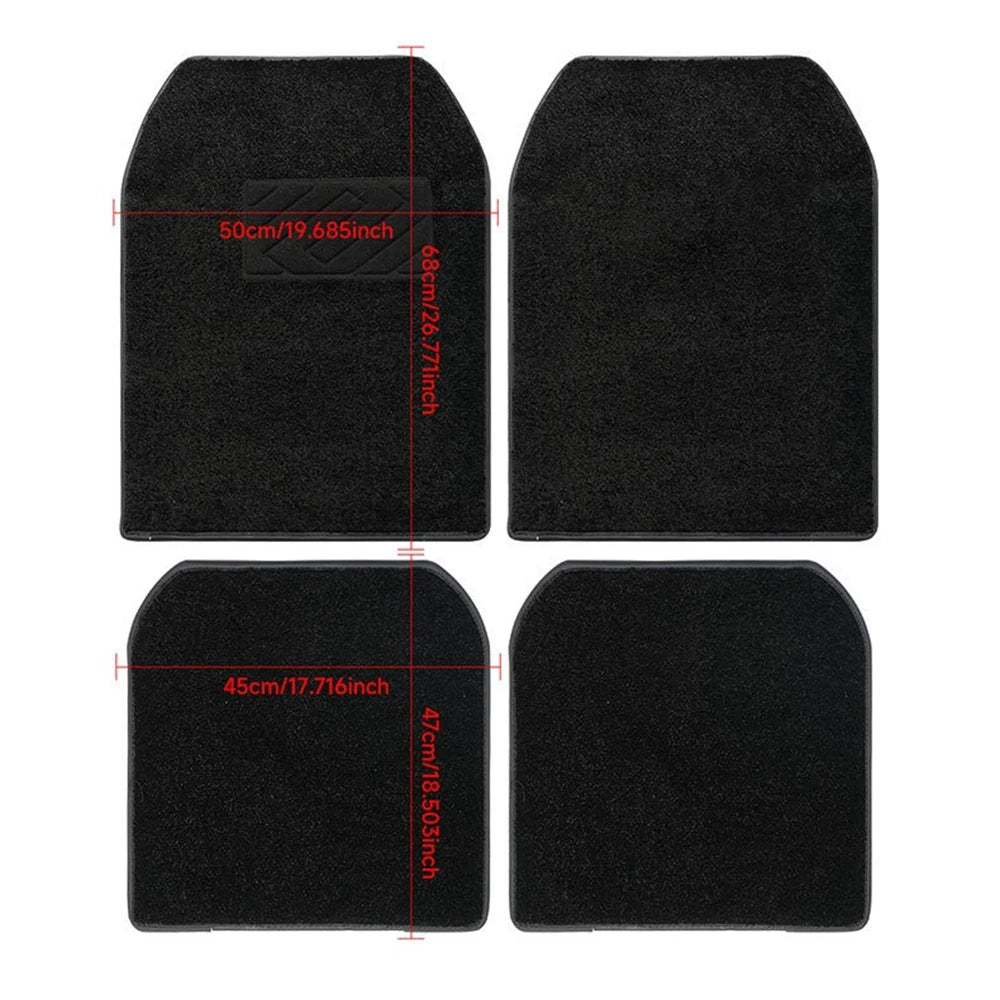 Star Light Car Floor Mats Interior Ambient Lighting LED Galaxy Light Up Car Mats Floor Carpet Starlights For Car