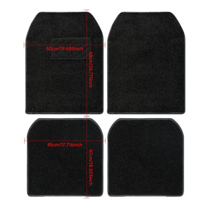 Star Light Car Floor Mats Interior Ambient Lighting LED Galaxy Light Up Car Mats Floor Carpet Starlights For Car