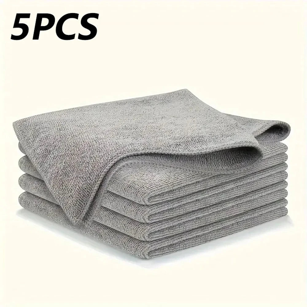 5/10 Pcs Microfiber Cleaning Towels Multifunctional Car Detailing Towel Super Absorbent Soft Stain-removing Clean Tools for Car