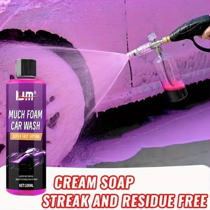 Foam car wash concentrate - Snow foam car wash soap (for use with foam cannons, foam guns, or bucket wash systems)