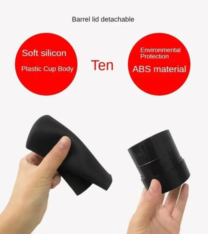 Car Garbage Can Car Trash Can Silicone Garbage Dust Case Holder Rubbish Bin Auto Organizer Storage Box Car Acessories Storage