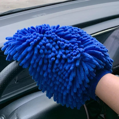 1/3/5PCS Car Detailing Wash Gloves Double Sided Multifunction Gloves Motorcycle Wash Tools Care Cleaning Car Accessories