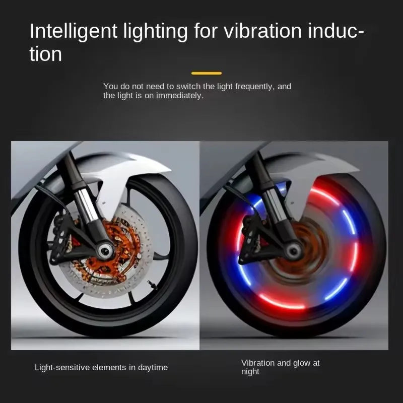 Car wheel hub light, electric bike, motorcycle tire air nozzle light, children's wheel, mountain bike, flashing light