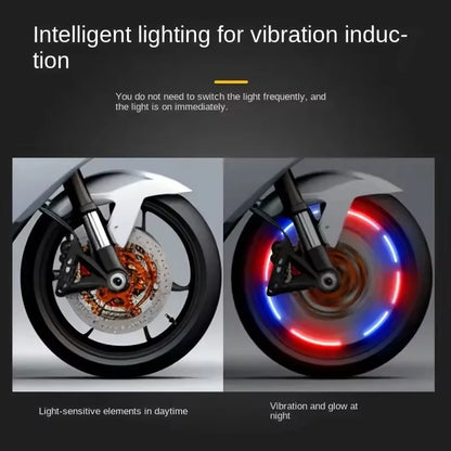 Car wheel hub light, electric bike, motorcycle tire air nozzle light, children's wheel, mountain bike, flashing light