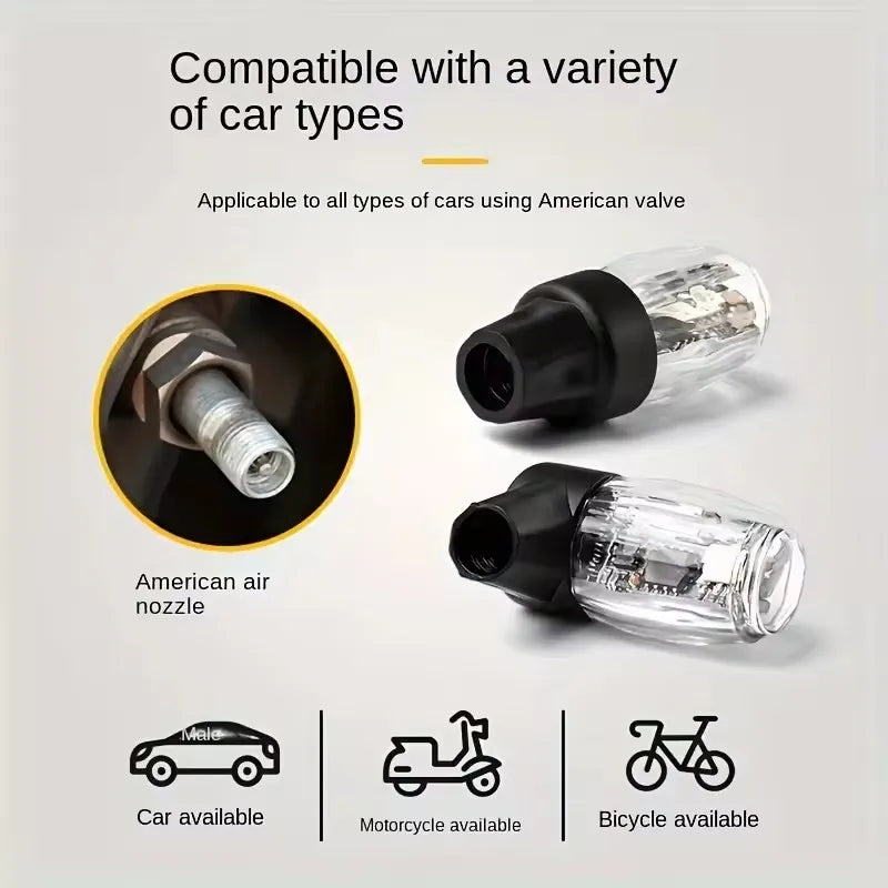 Car wheel hub light, electric bike, motorcycle tire air nozzle light, children's wheel, mountain bike, flashing light