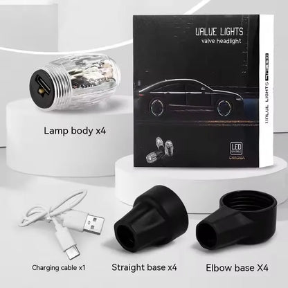 Car wheel hub light, electric bike, motorcycle tire air nozzle light, children's wheel, mountain bike, flashing light