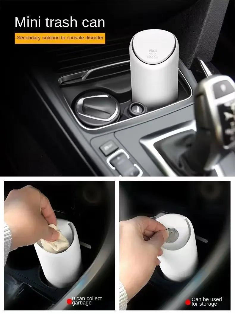 Car Garbage Can Car Trash Can Silicone Garbage Dust Case Holder Rubbish Bin Auto Organizer Storage Box Car Acessories Storage