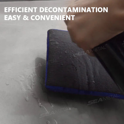 SEAMETAL Car Detailing Cleaning Towel Magic Clay Cloth Absorbent Rag with Blue Clay Bar Towel Deeply Remove Stains Washing Tool