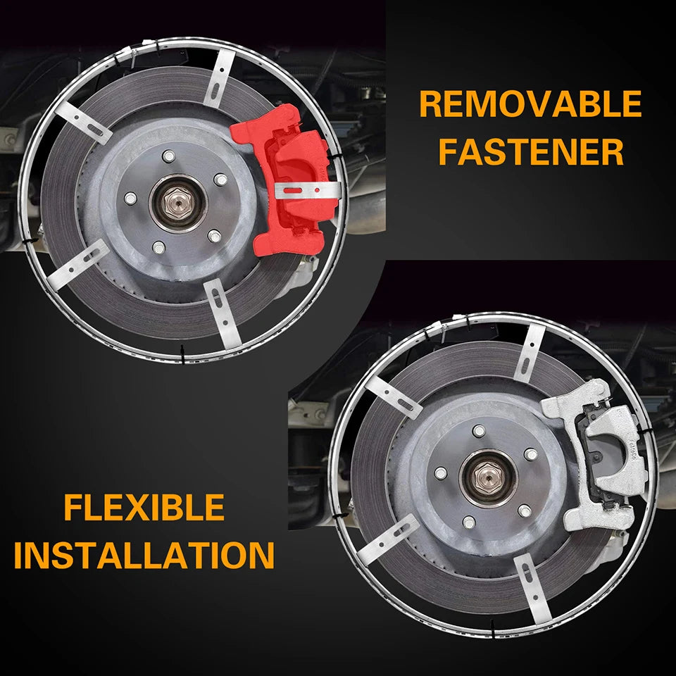 4pcs Magic Colourful Car Wheel Led Hub Light Auto SUV Ambient Styling Lamp with turn signal Brake Function APP Remote Sense 12V