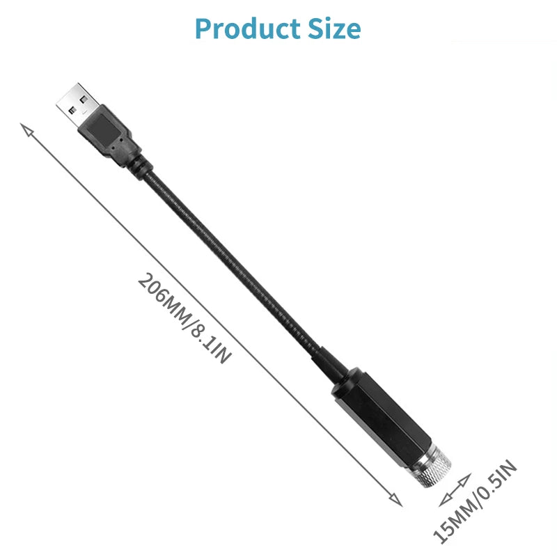Car LED Atmosphere Light Interior Decorative Light For Volkswagen VW Golf 4 5 6 7 Polo Passat Tiguan Jetta Beetle B5 B6 B7 T4 T5
