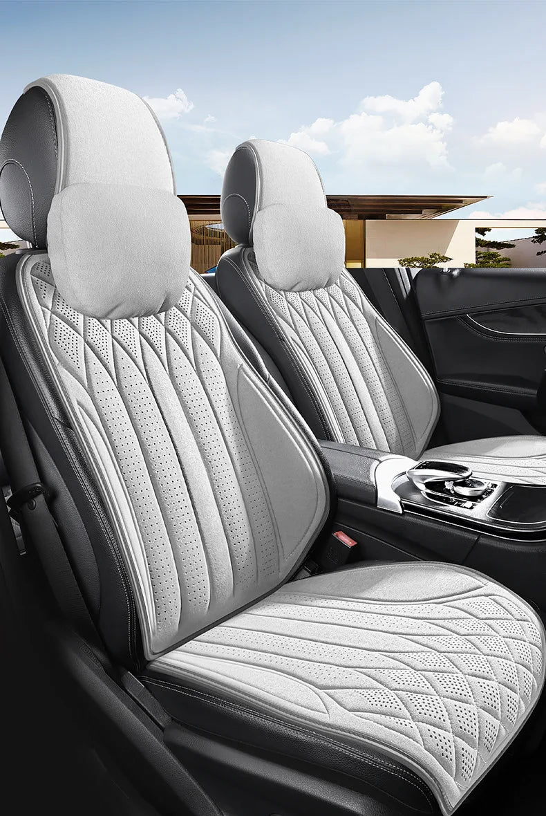 Universal  Anti-Slip Car Seat Cover Four Season Auto Suede Breathable Covers for Car Seats Cover Protection Cars Seats Covers