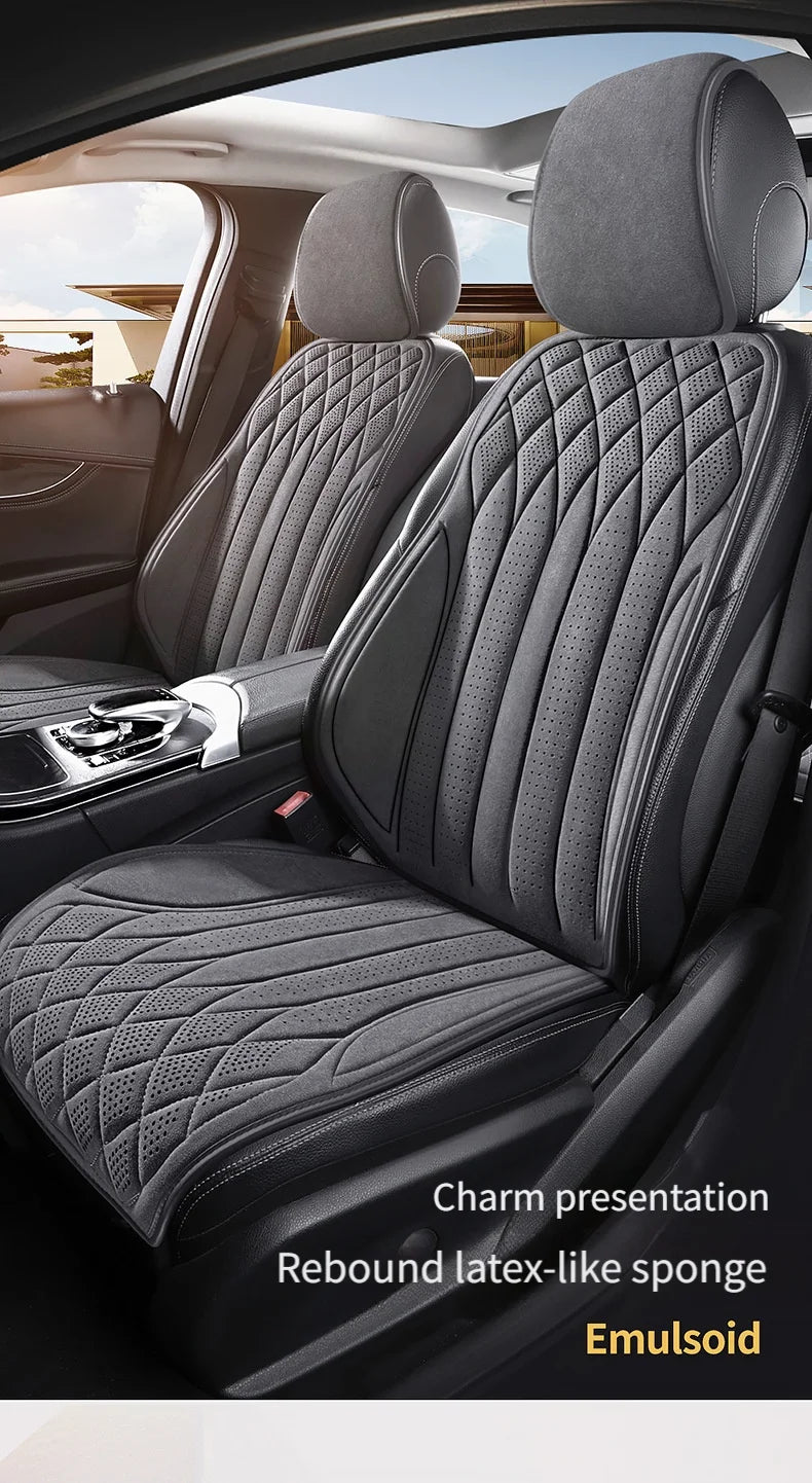 Universal  Anti-Slip Car Seat Cover Four Season Auto Suede Breathable Covers for Car Seats Cover Protection Cars Seats Covers