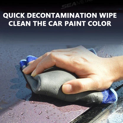 SEAMETAL Car Detailing Cleaning Towel Magic Clay Cloth Absorbent Rag with Blue Clay Bar Towel Deeply Remove Stains Washing Tool