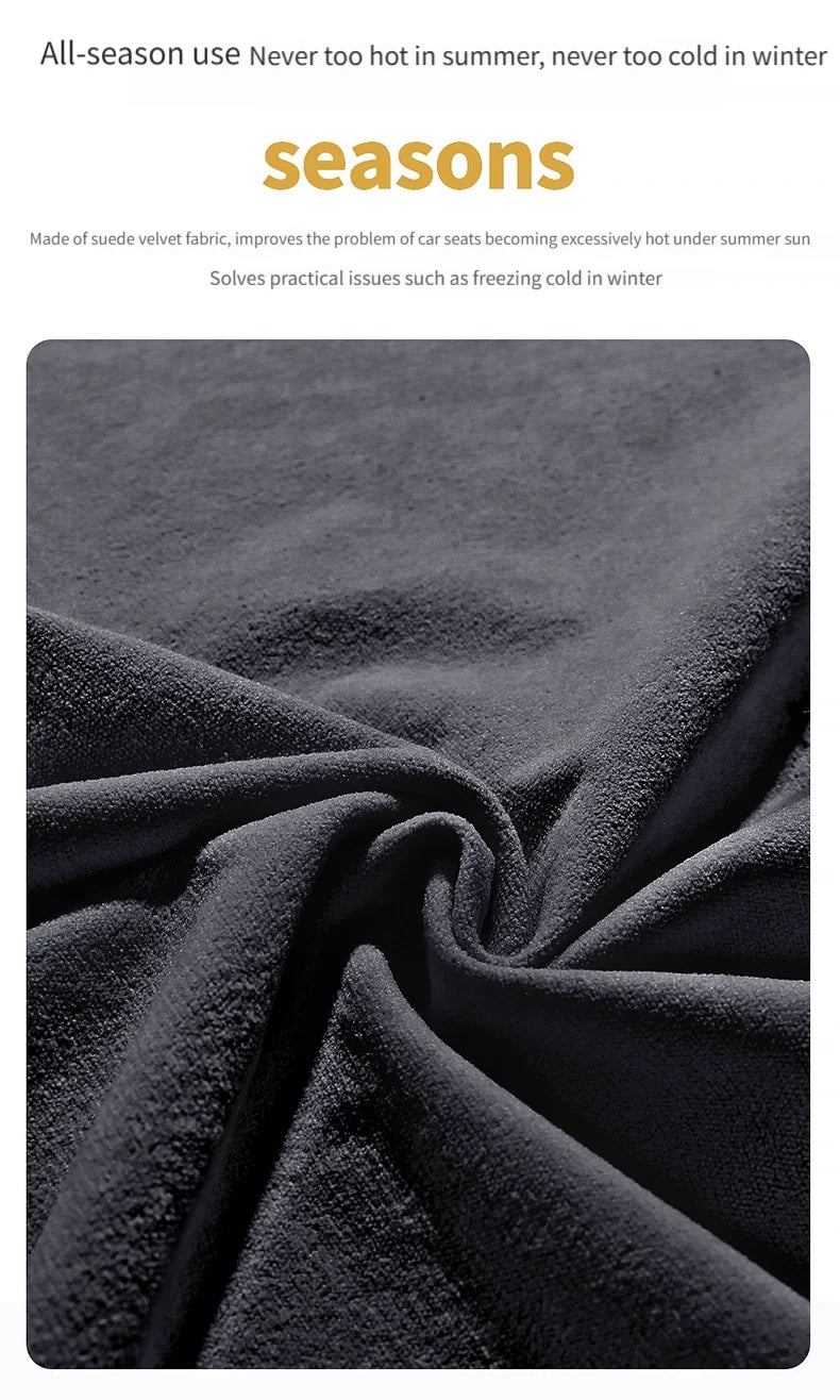 Universal  Anti-Slip Car Seat Cover Four Season Auto Suede Breathable Covers for Car Seats Cover Protection Cars Seats Covers
