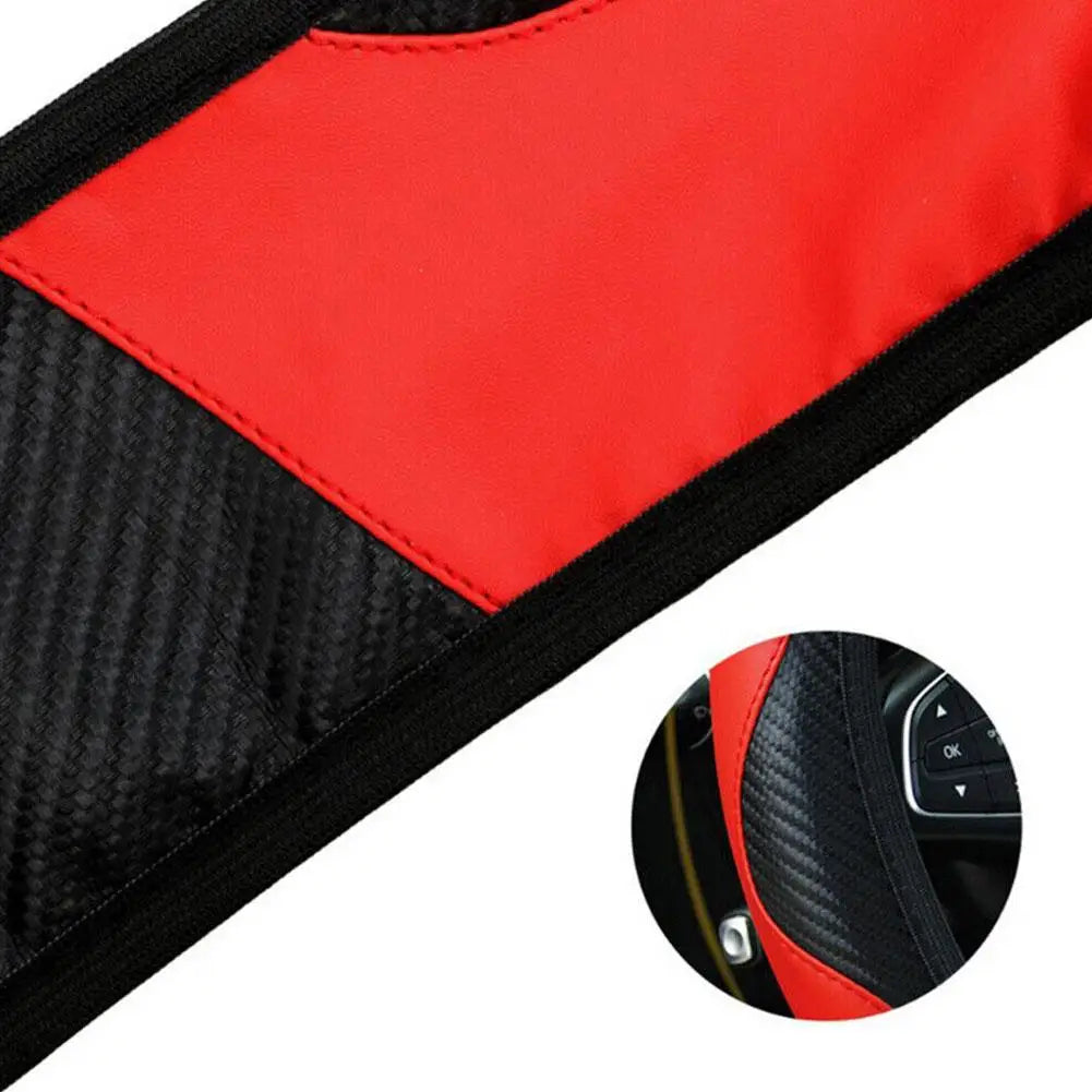 Car Steering Wheel Cover Leather Covers For Renault Clio Megane 4 3 2 Scenic Duster Fluence Laguna Kangoo Auto Decor Accessories