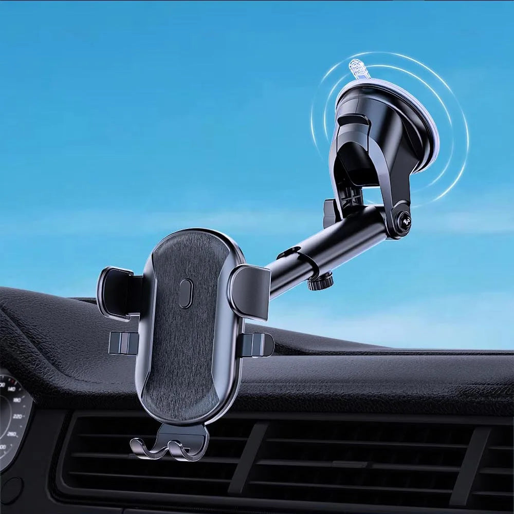 Car Phone Holder Cell Phone Mount for Car Dashboard Windshield Automobile Cradles Dash Stand Bracket for iPhone 14 13 12 Android
