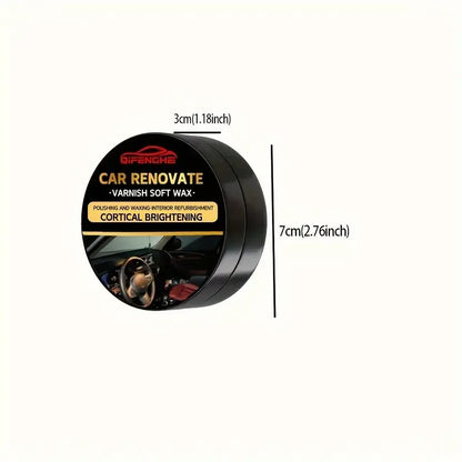 Car dashboard repair wax, anti-aging and whitening, tire gloss wax, leather sofa seat care, car interior maintenance