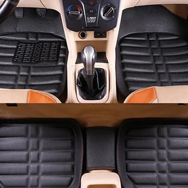 5pcs Car Floor Mats Foot Pad Anti-Slip Car Carpet Mats for The Car Mats Auto Universal Zwarte Auto Styling Interieur