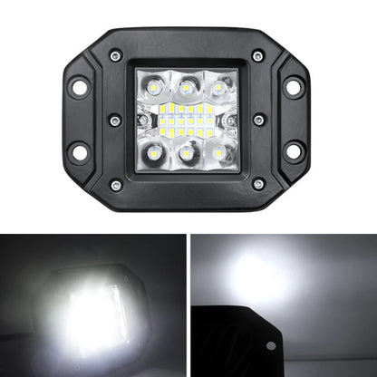 Car LED Work Light Flush Mount Bar OffRoad 12V 24V Spot Flood LED Light Bar LED Daytime Running Lights Car Tuning Accessories