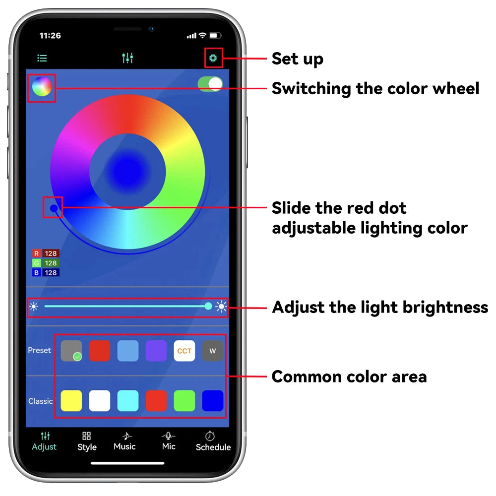 Car Underbody Light Decorative Lamp Neon LED RGB Car Underglow Bottom Light Remote/APP Control Flexible Waterproof LED Strip