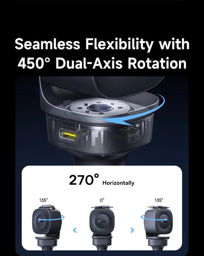 Baseus Car Charger 60W 100W 30W 240W 4 ports Built in Dual Retractable Cable PD Fast Charging USB Type-C Car Phone Charger