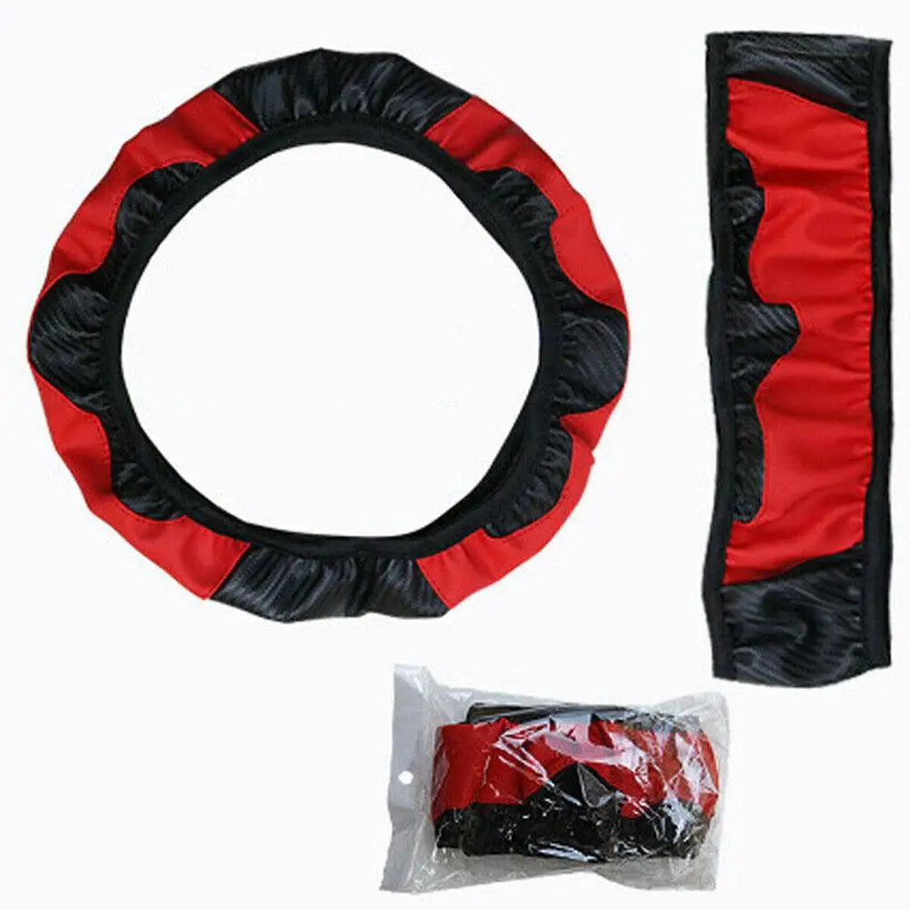 Car Steering Wheel Cover Leather Covers For Renault Clio Megane 4 3 2 Scenic Duster Fluence Laguna Kangoo Auto Decor Accessories