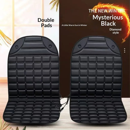 Heated Car Seat Cover 30s Fast Heating Full Body (Waist/Back/Hip) Heated Pad Universal Car Seat Cushion