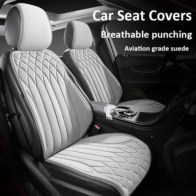 Universal  Anti-Slip Car Seat Cover Four Season Auto Suede Breathable Covers for Car Seats Cover Protection Cars Seats Covers