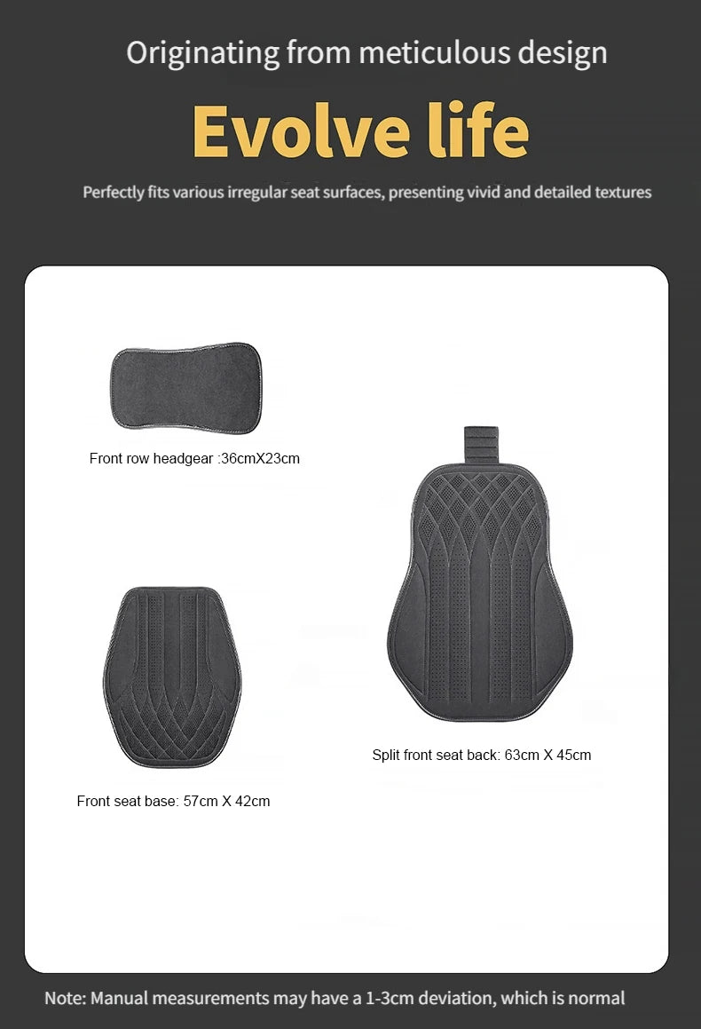 Universal  Anti-Slip Car Seat Cover Four Season Auto Suede Breathable Covers for Car Seats Cover Protection Cars Seats Covers