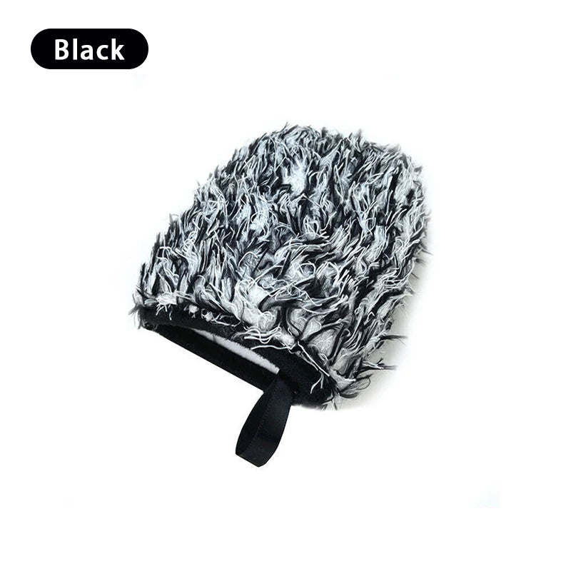 SEAMETAL Super Soft Car Microfiber Wheel Detailer Wash Glove Thickening Two-sided Car Detailing Pocket Mitt Car Wash Products